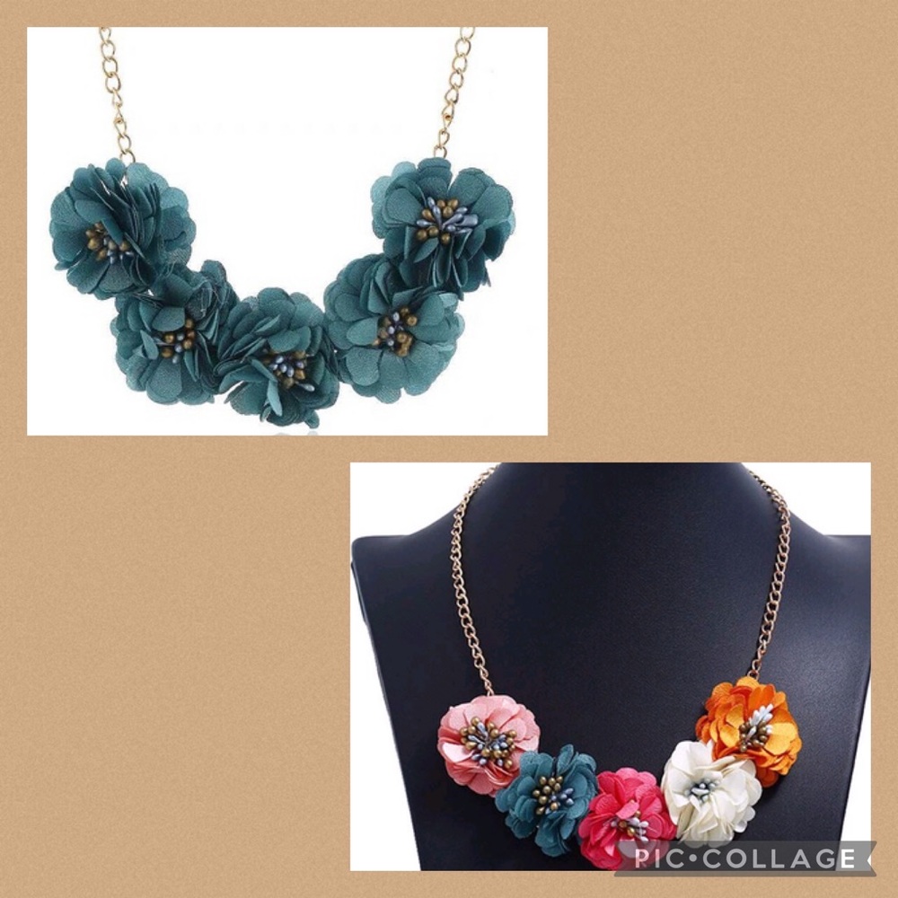Gorgeous Gold Floral Necklace Various Sizes